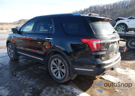 2018 Ford Explorer Limited z USA, uszkodzony, nr VIN 1FM5K8F81JGC16150